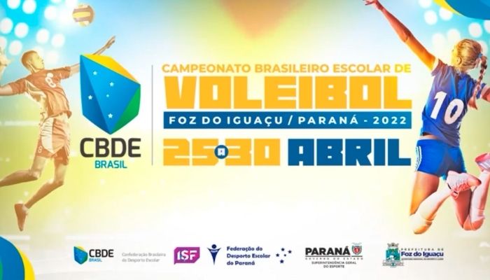 Paraná recebe o Campeonato Brasileiro Escolar de Voleibol 